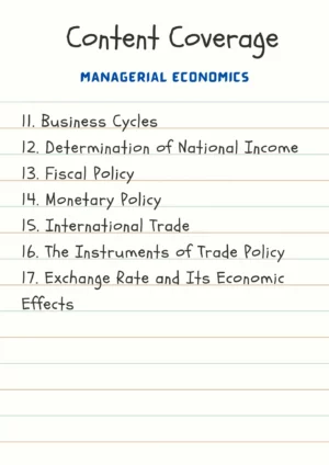 Managerial Economics for M.Com DU (Delhi University) by CA Aishwarya Khandelwal Kapoor
