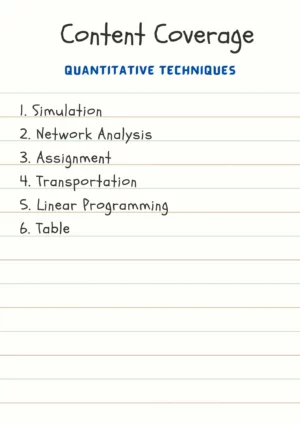 Quantitative Techniques for BBA DU (Delhi University) by CA Raj K Agrawal