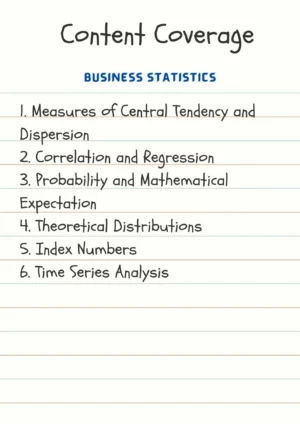 Business Statistics for B.Com DU (Delhi University) by CA Raj K Agrawal