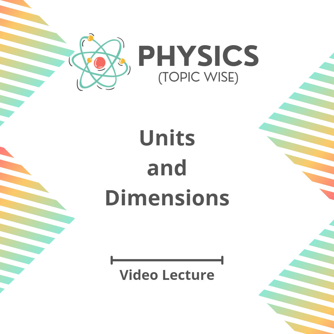 Units and Dimensions | www.StudyAtHome.org